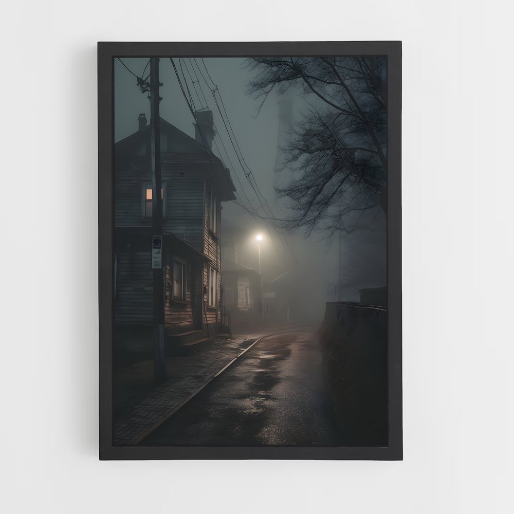 Poster Chemin de Brume – affiche Silent hill (vue 2)